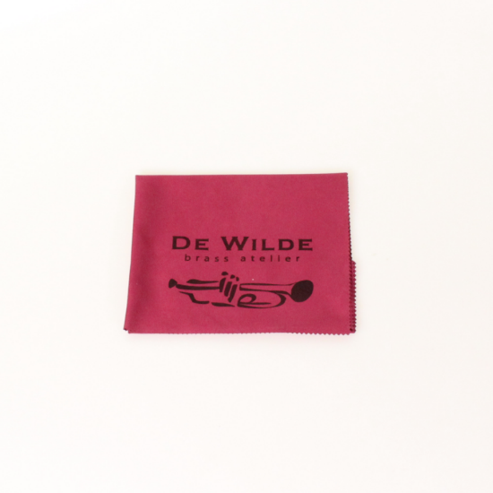 Poetsdoek Gelakt (rood) Brass Atelier de Wilde
