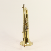 Gebruikte Couesnon Monopole flugelhorn Bb zijaanzicht vintage blaasinstrument met warme klank