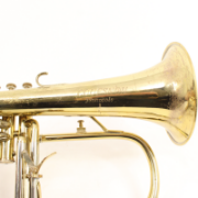 Gebruikte Couesnon Monopole flugelhorn Bb met eendelige bekerconstructie en warme vintage klank