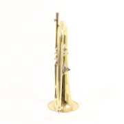 Gebruikte Couesnon Monopole flugelhorn Bb zijaanzicht vintage blaasinstrument met warme klank