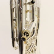 Vierde ventiel mechaniek van een Besson BE2052 euphonium