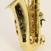 Gravure van AXOS Selmer altsaxofoon