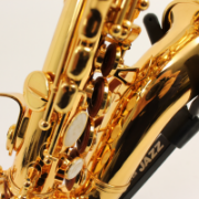 Takuma gebogen sopraansaxofoon kleppen en mechaniek