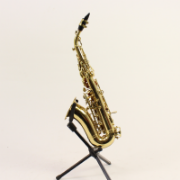 Stewart Ellis gebogen sopraan saxofoon occasion speelklaar