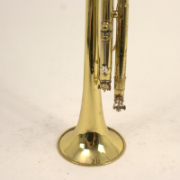 Detail van de F. Besson Bb trompet ventielen en buizen