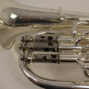 Detail van de ventielen Schenkelaars Bariton